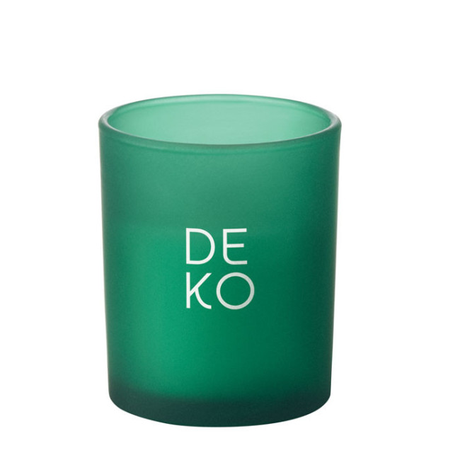 Bougie personnalisée en cire végétale Kivas Wood 