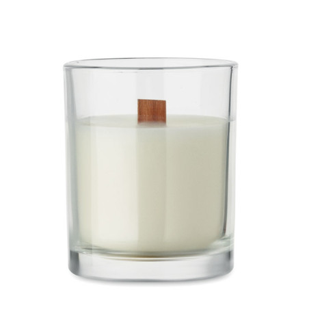 Bougie personnalisée en cire végétale Kivas Wood 