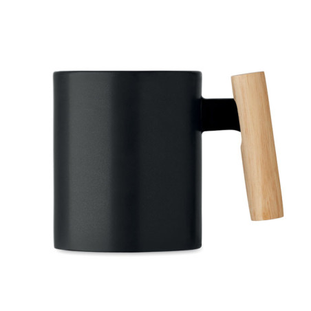 Mug personnalisable en céramique et bois Crenate 320 ml 