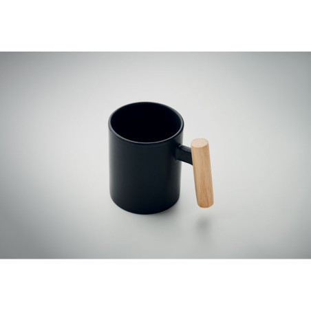 Mug personnalisable en céramique et bois Crenate 320 ml 