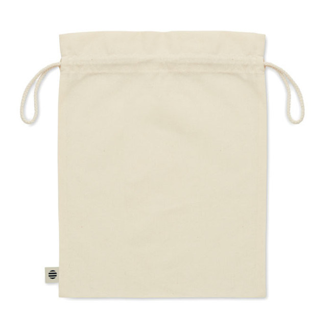 Sac cadeau personnalisé en coton bio Amber M 