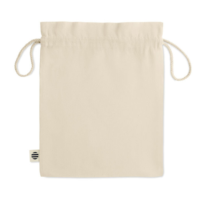 Sac cadeau personnalisé en coton bio Amber M 