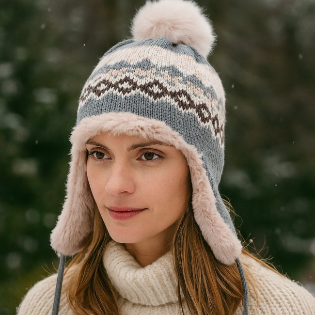 Bonnet cache-oreilles personnalisé Yulong 