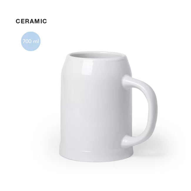 Mug a bière personnalisable 700 ml