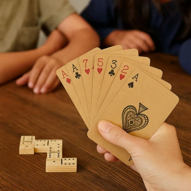 Set jeu de dominos et cartes à jouer Domi&Cards 