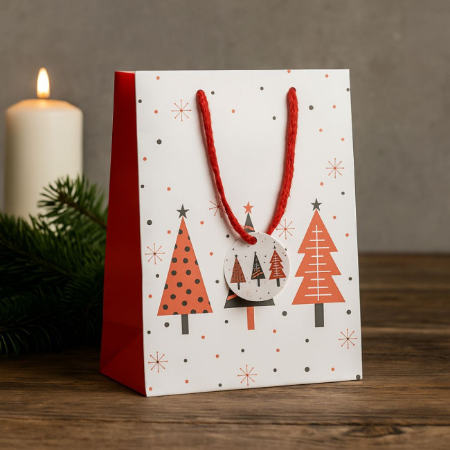 Sac cadeau de Noël personnalisé Bossa Medium 