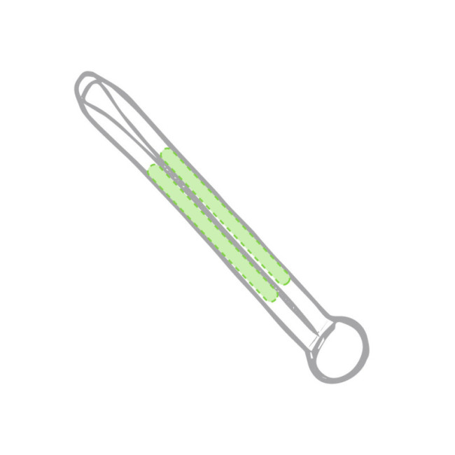 Lanyard porte-verre publicitaire Frinly 