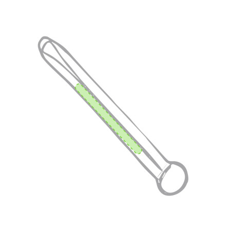 Lanyard porte-verre publicitaire Frinly 