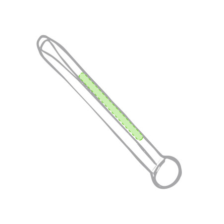Lanyard porte-verre publicitaire Frinly 