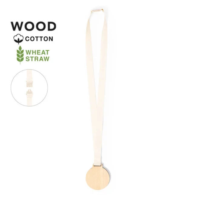 Médaille personnalisable en bois Guster 