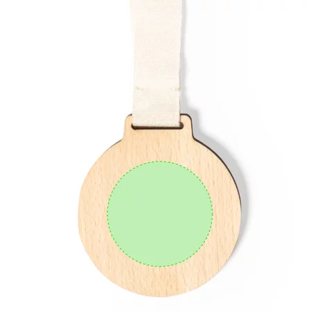 Médaille personnalisable en bois Guster 