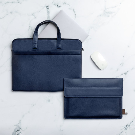 Housse ordinateur cuir recyclé Kroll 