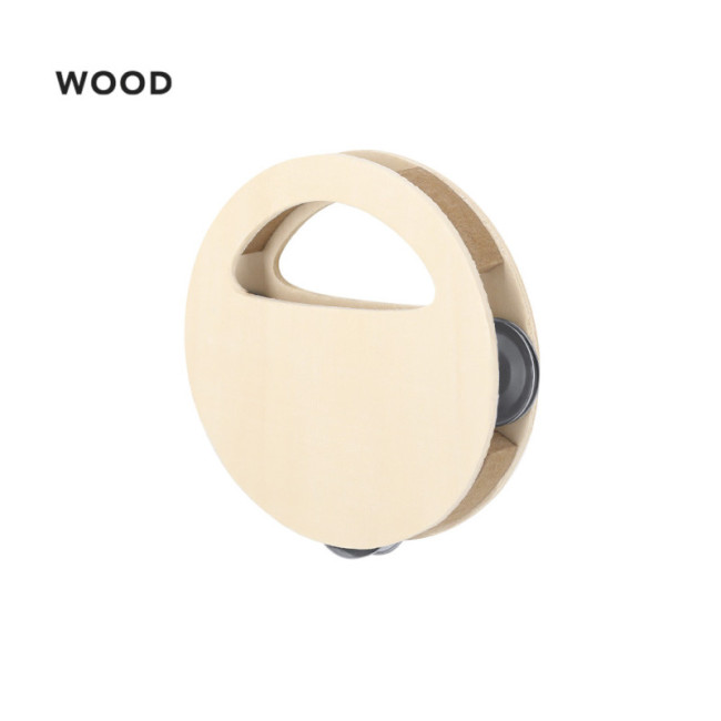 Tambourin personnalisé en bois Andex 