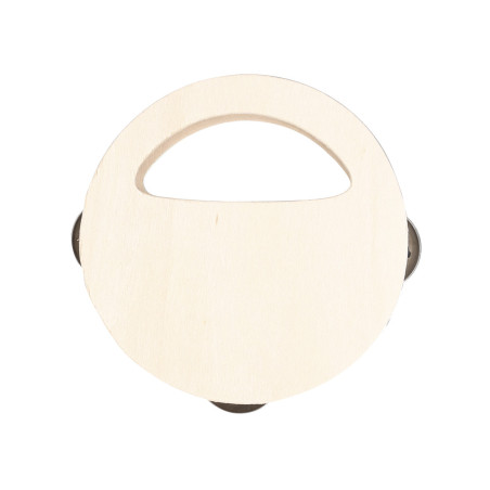 Tambourin personnalisé en bois Andex 