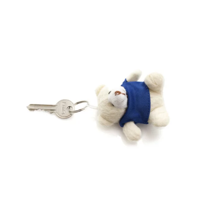 Porte-clés peluche publicitaire Tedchain 