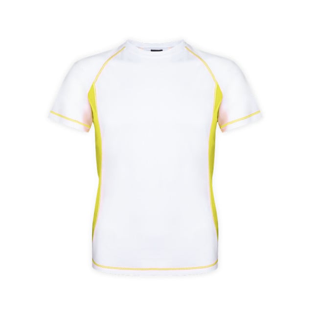 T-shirt running publicitaire homme bicolore 