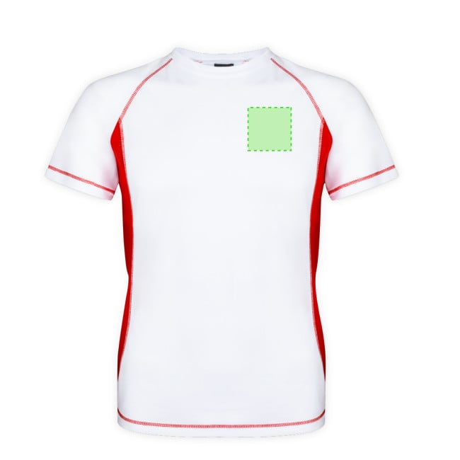 T-shirt running publicitaire homme bicolore 
