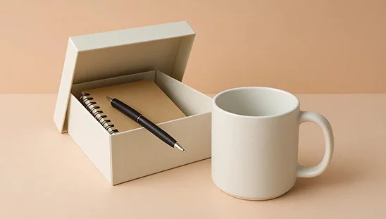 Objets personnalisés pour welcome pack