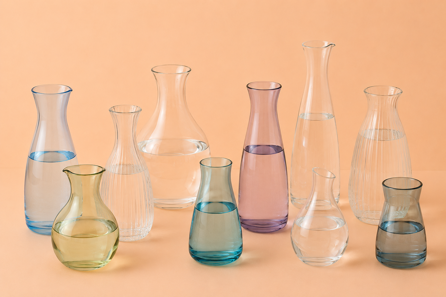 Carafe d'eau personnalisée avec logo