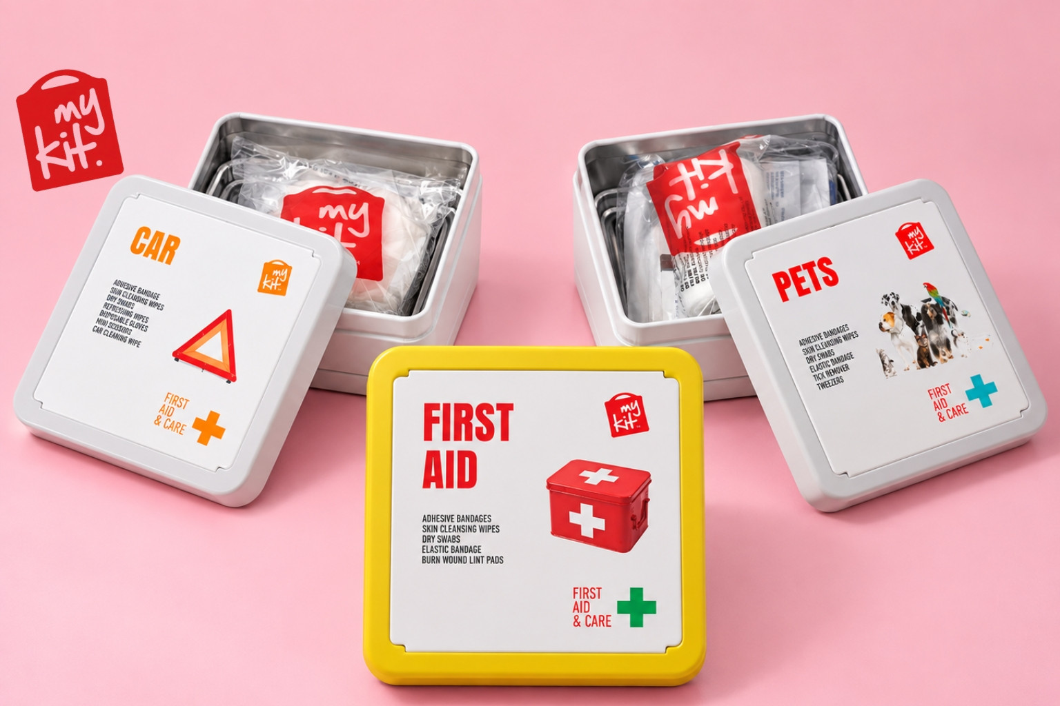 MyKit® : kits de secours personnalisés