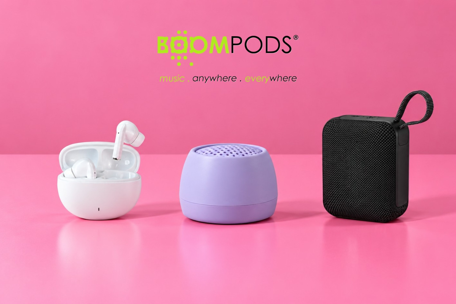 Boompods® : accessoires audio personnalisables