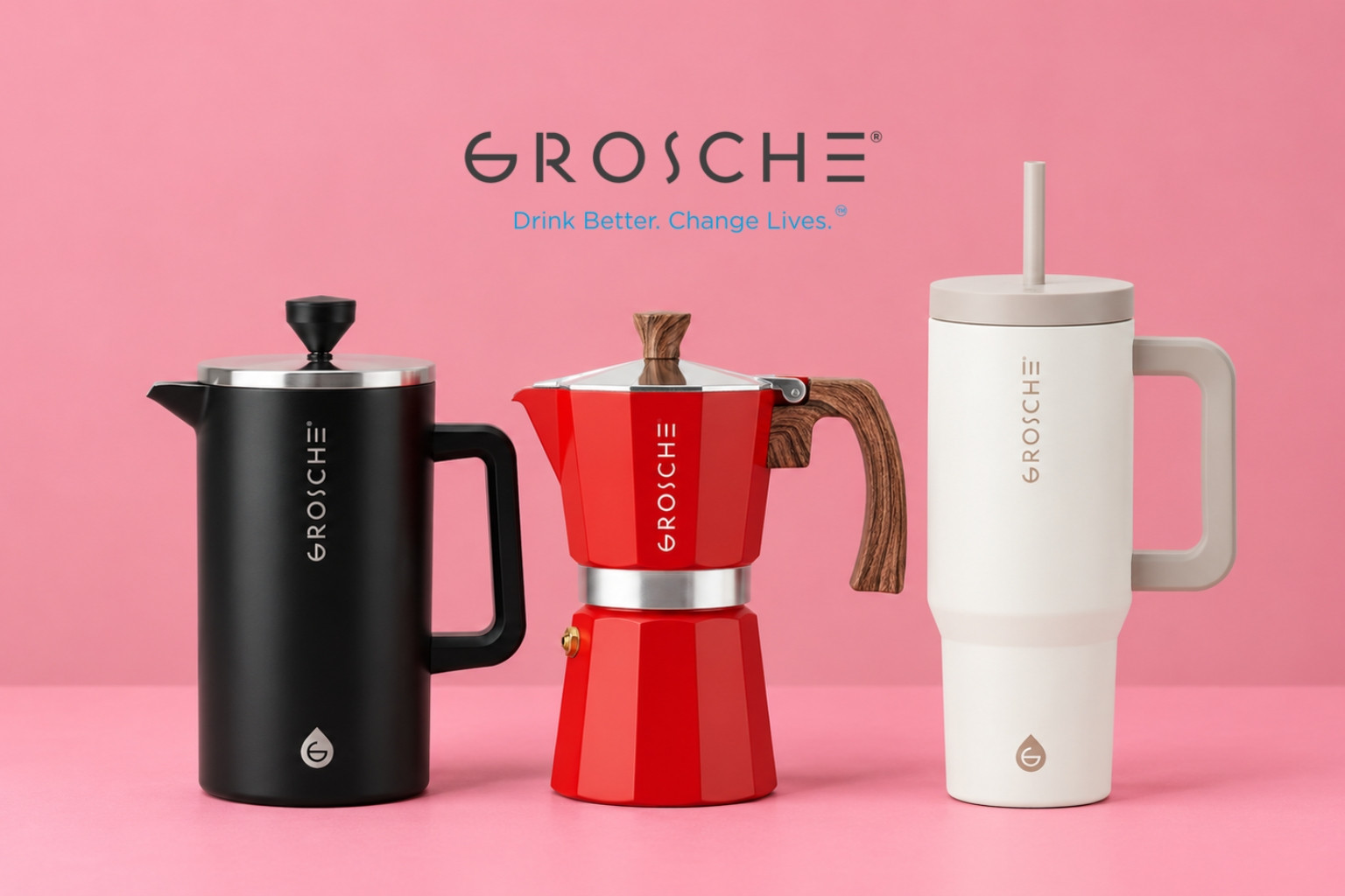 Grosche® : gourdes et accessoires boisson personnalisables