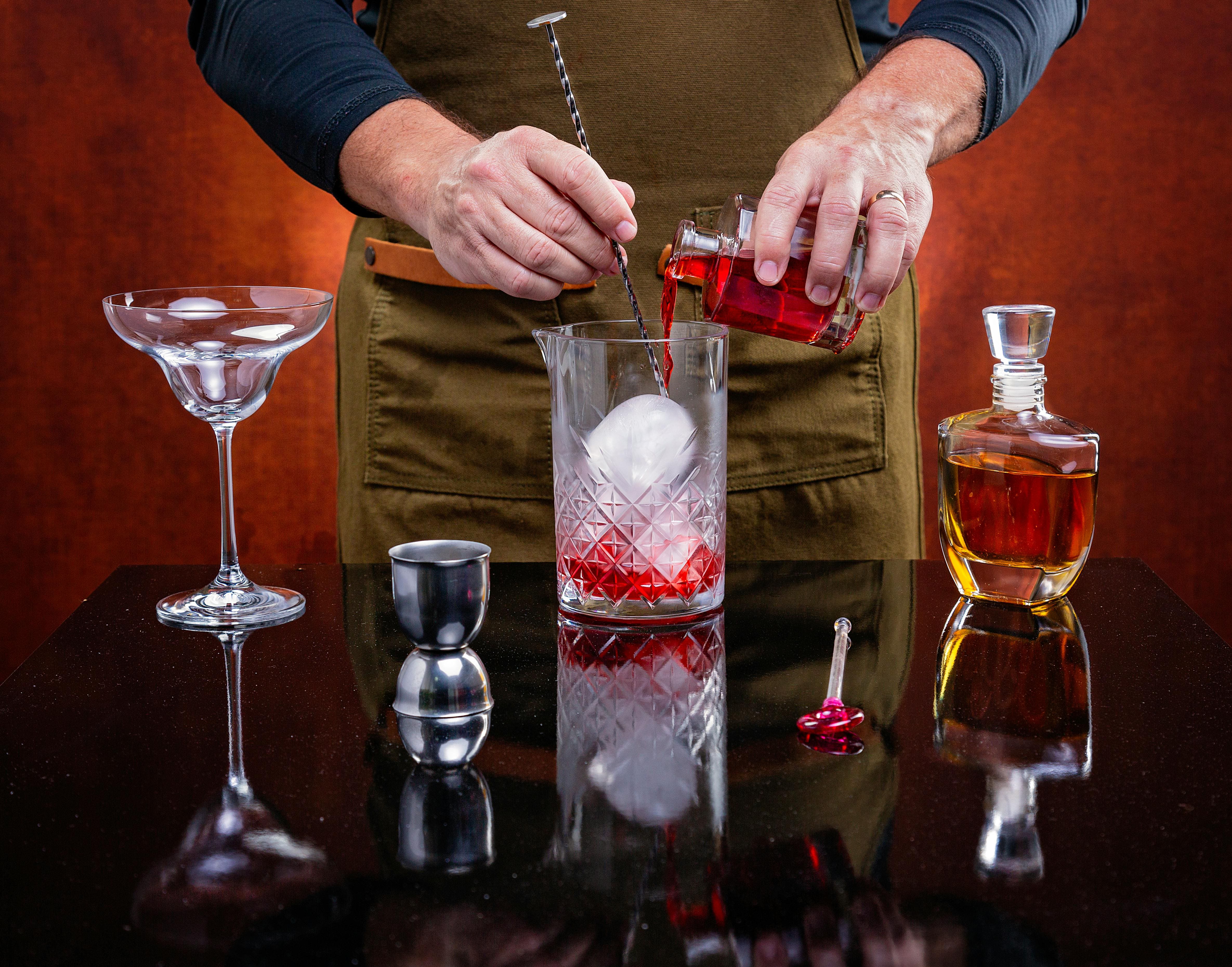 Lot De 5 Mélangeurs En Verre Réutilisables - Longueur Environ 13 Cm - Pour Cocktails, Café, Thé - 7