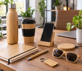 Opter pour des goodies faits à partir de bambou.