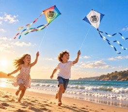 Le cerf-volant personnalisable : goodies ludique pour les enfants !