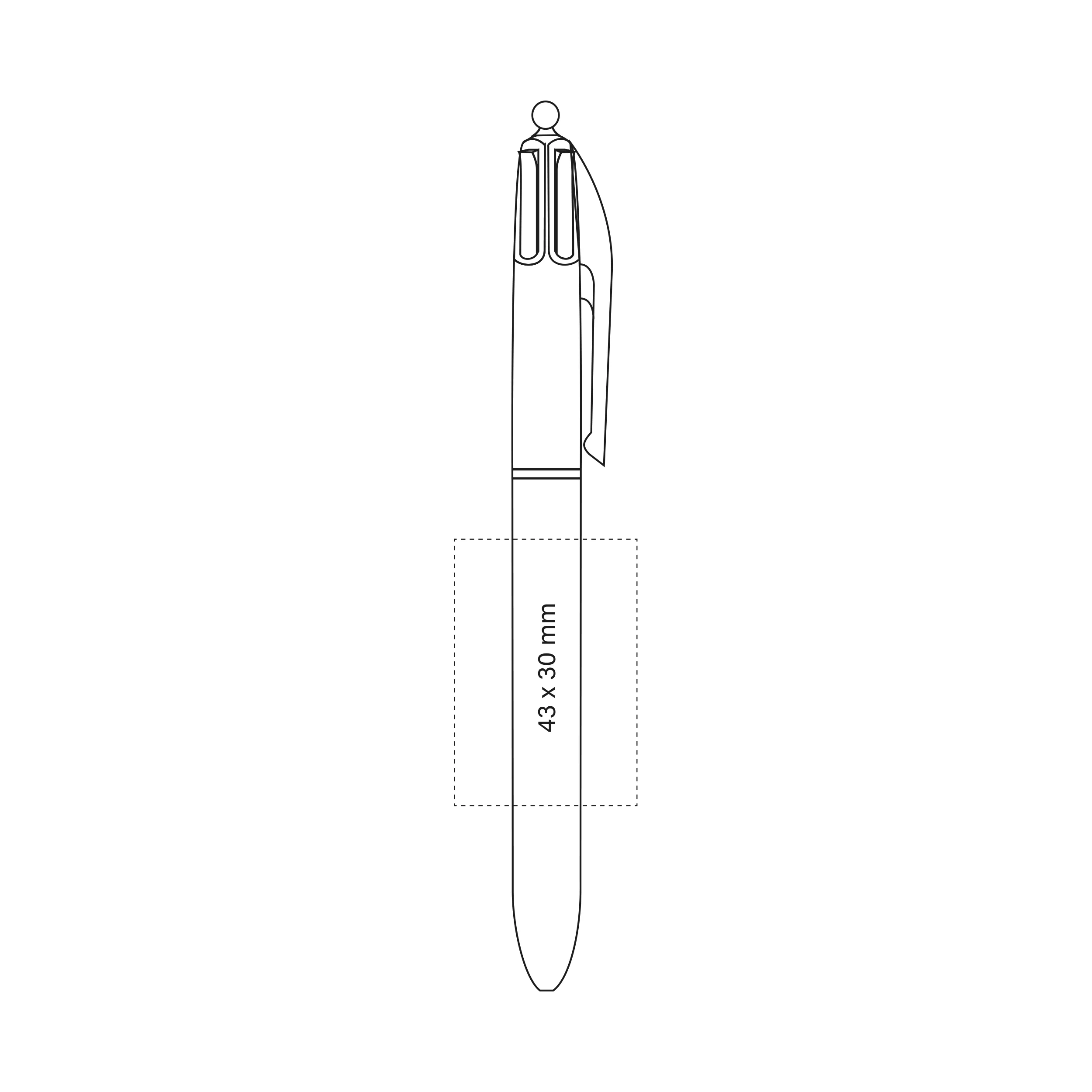 zone de marquage