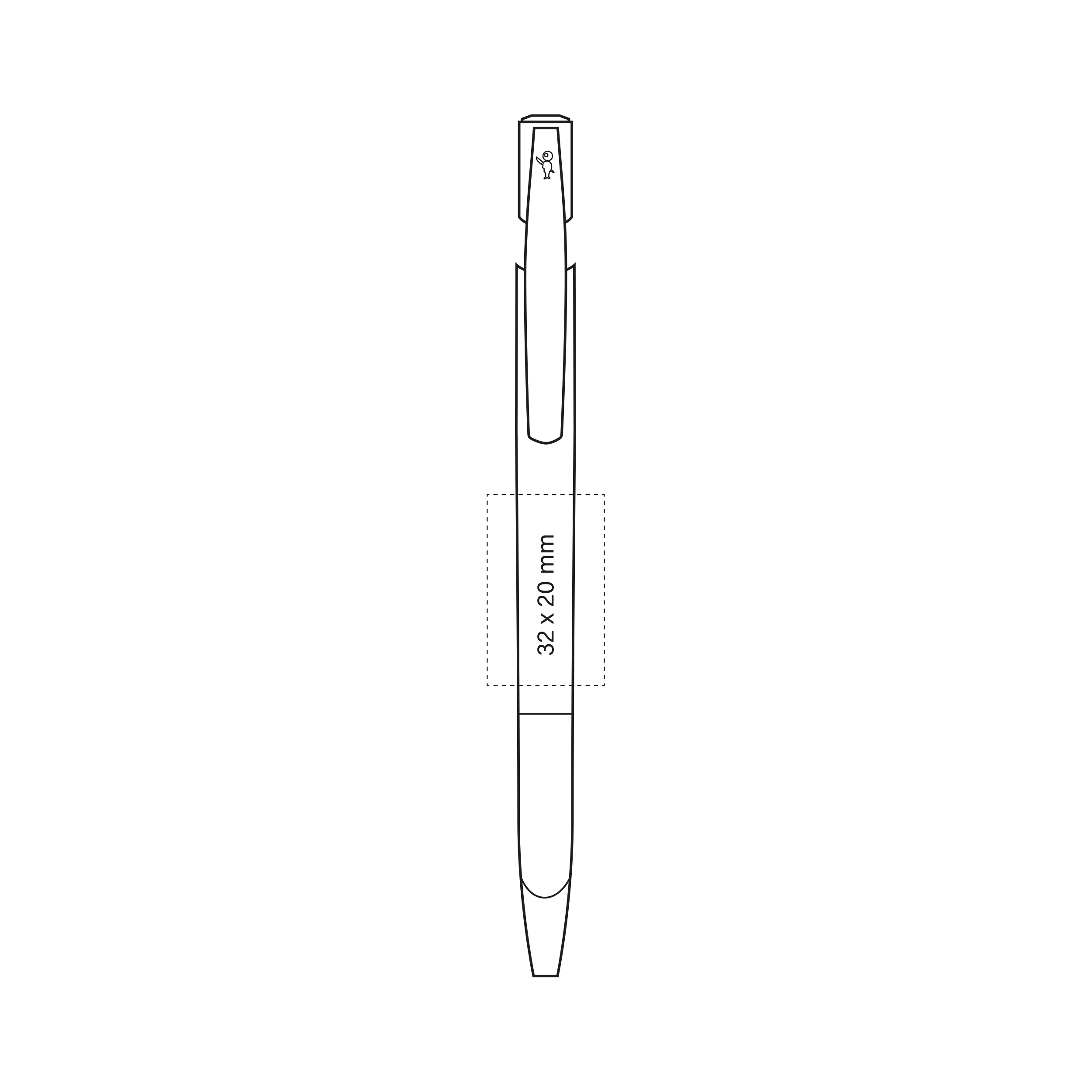 zone de marquage