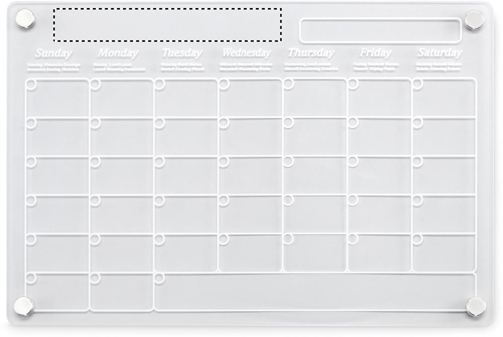 zone de marquage