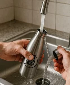 Comment nettoyer sa gourde personnalisée en inox ?